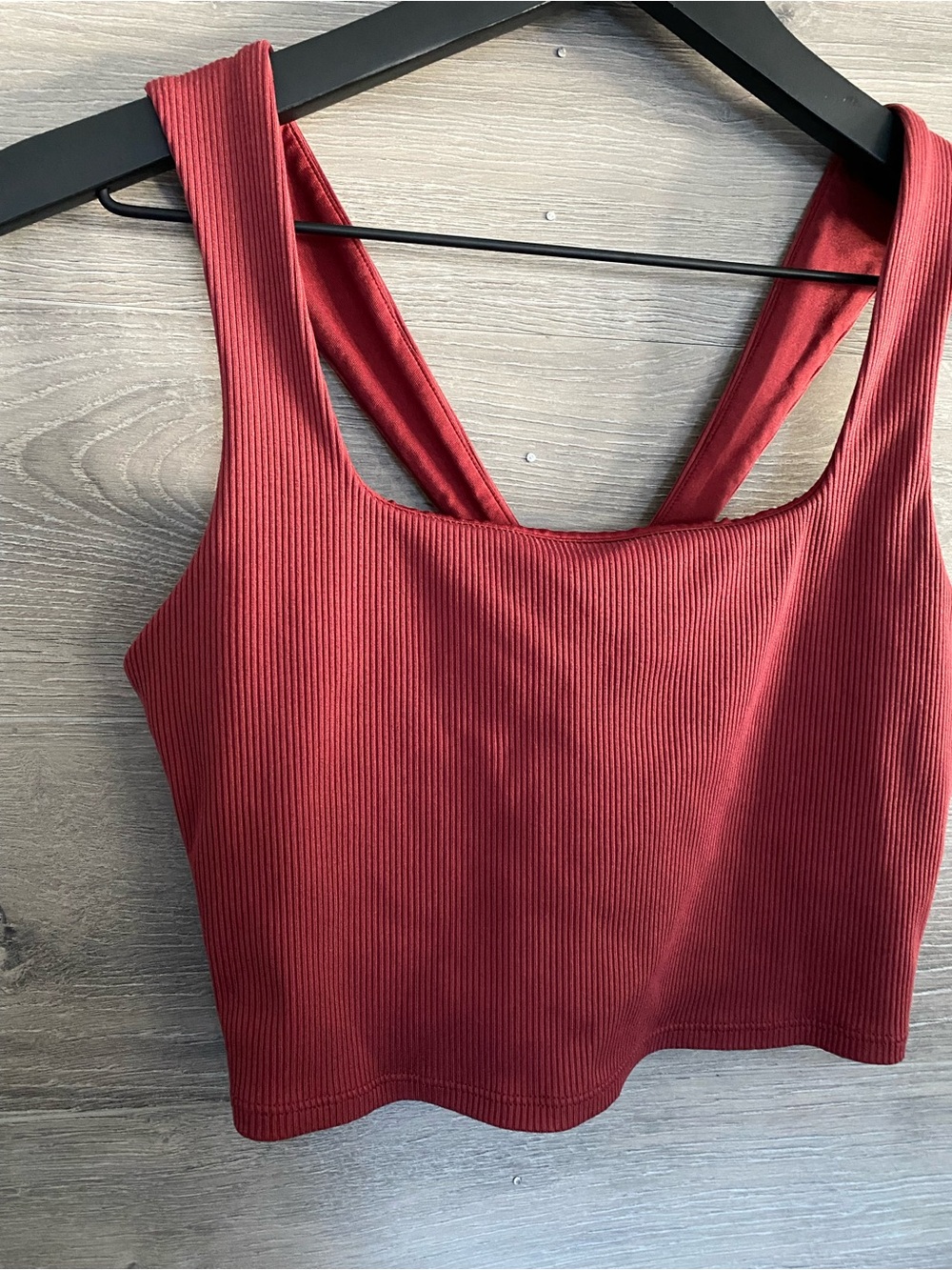 Alo Alosoft Ribbed Bra Tank - Picture 3 of 6